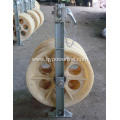 Heavy duty cable drum rollers